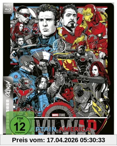 Captain America: Civil War - Mondo Steelbook Edition (4K Ultra HD) (+ Blu-ray)