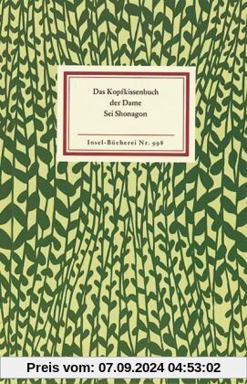 Das Kopfkissenbuch der Dame Sei Shonagon (Insel Bücherei)