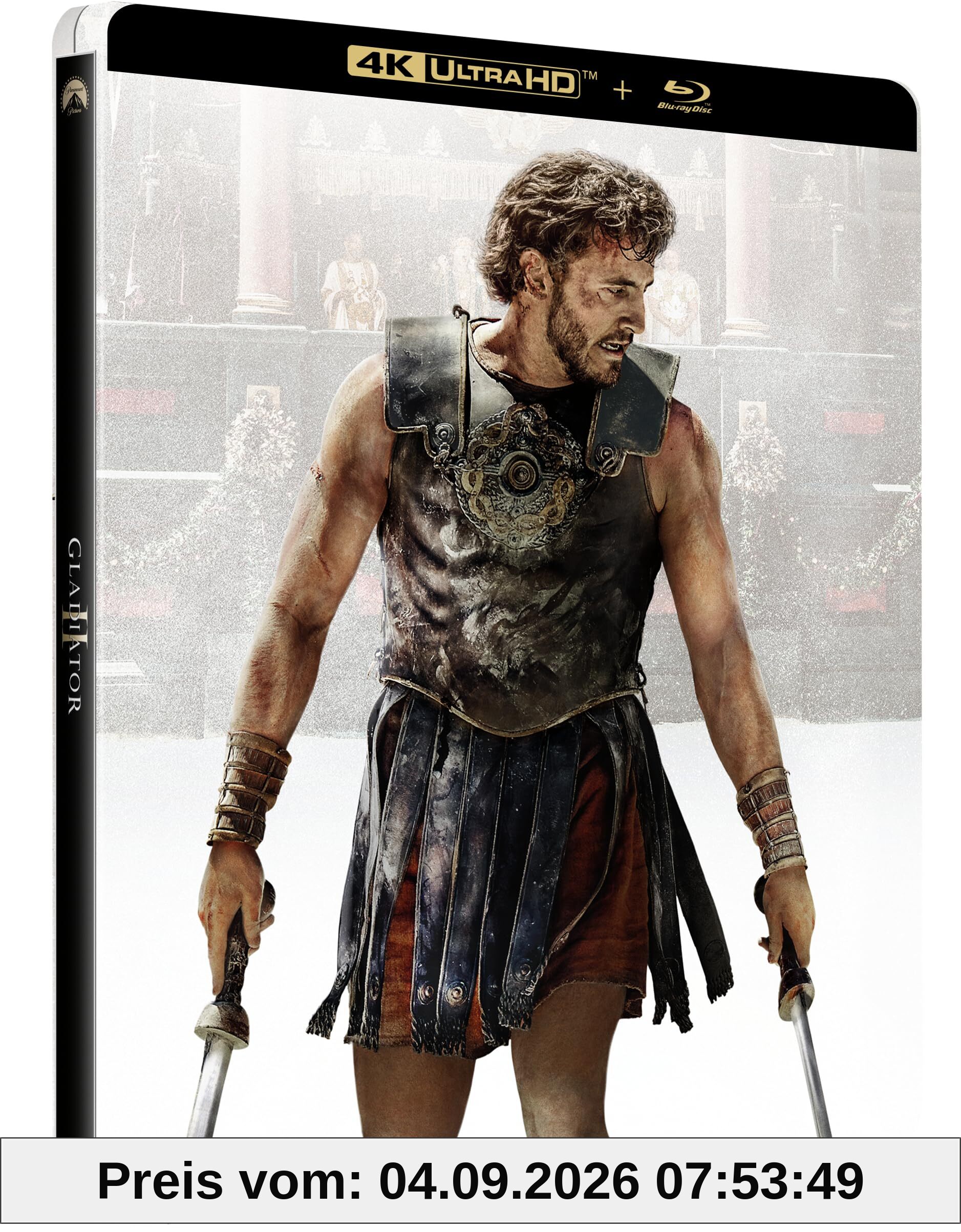 Gladiator II [4K Ultra HD Blu-Ray Bonus-Édition boîtier SteelBook]