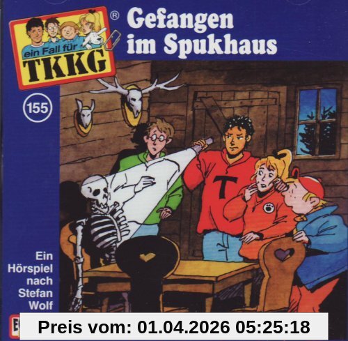 TKKG - CD: Ein Fall für TKKG - Gefangen im Spukhaus, 1 Audio-CD: FOLGE 155