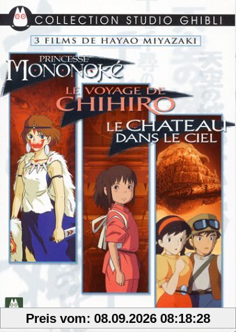 Coffret Hayao Miyazaki : Princesse Mononoké / Le Voyage de Chihiro / Le château dans le ciel - Coffret 3 DVD