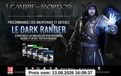 La Terre du Milieu L'Ombre du Mordor Jeu XBOX One