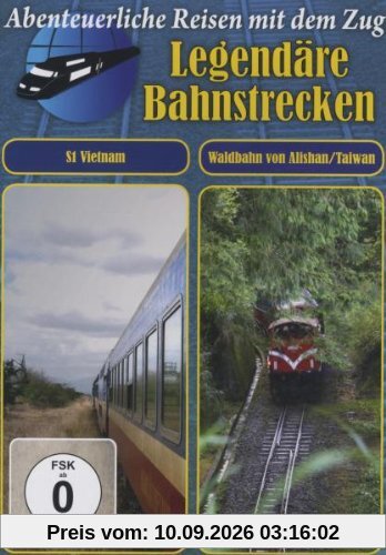 Abenteuerliche Reisen mit dem Zug - Legendäre Bahnstrecken [3 DVDs]