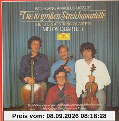 Mozart: Die 10 großen Streichquartette/The 10 Great String Quartets [Vinyl Schallplatte] [5 LP Box-Set]