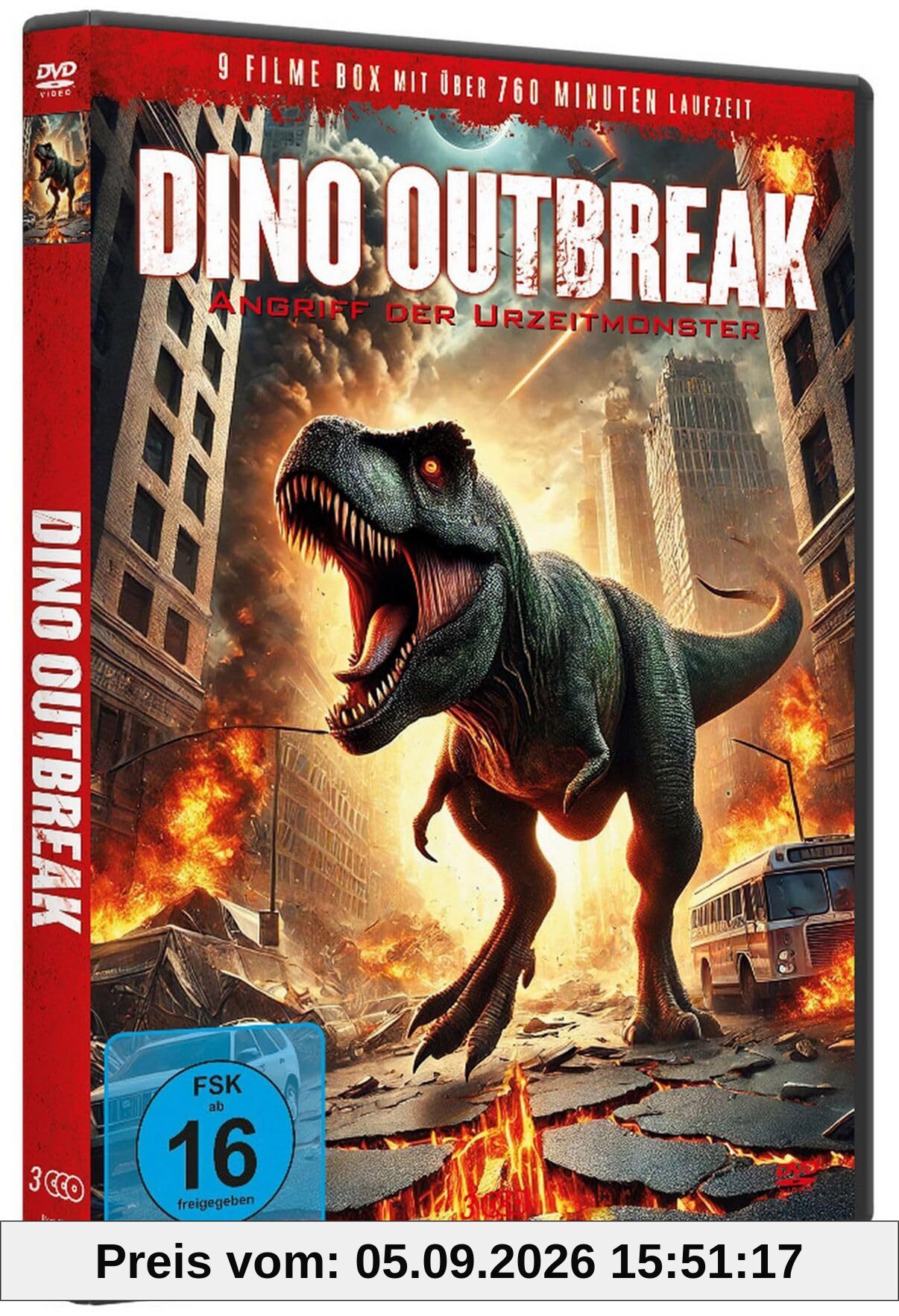 Dino Outbreak - Angriff der Urzeitmonster [3 DVDs]