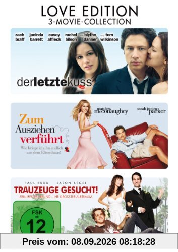 Der letzte Kuss / Zum Ausziehen verführt / Trauzeuge gesucht [3 DVDs]