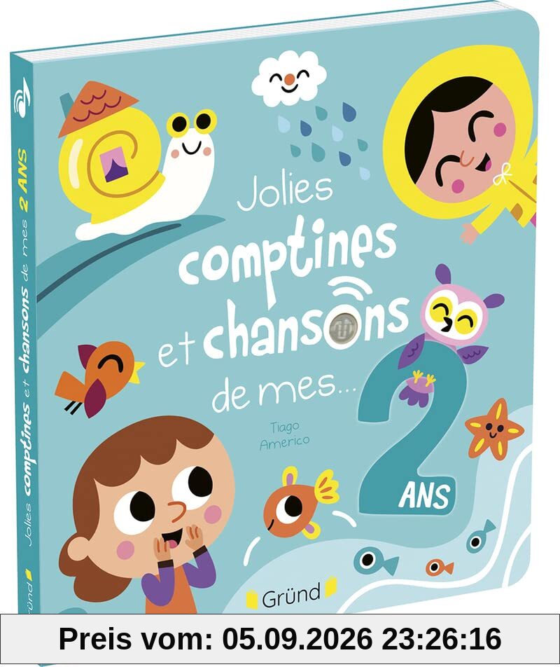 Jolies comptines et chansons de mes 2 ans