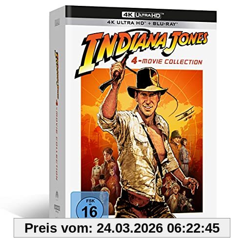 Indiana Jones – 4-Movie Collection - limited Edition (4K UHD) [Blu-ray]