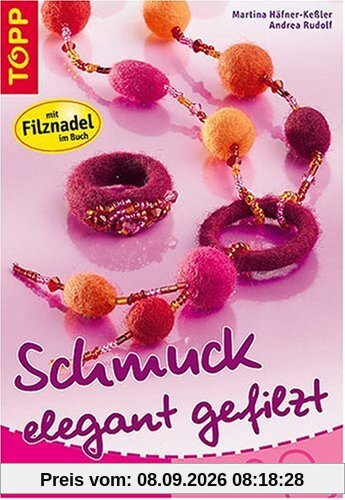 Schmuck elegant gefilzt, m. Filznadel