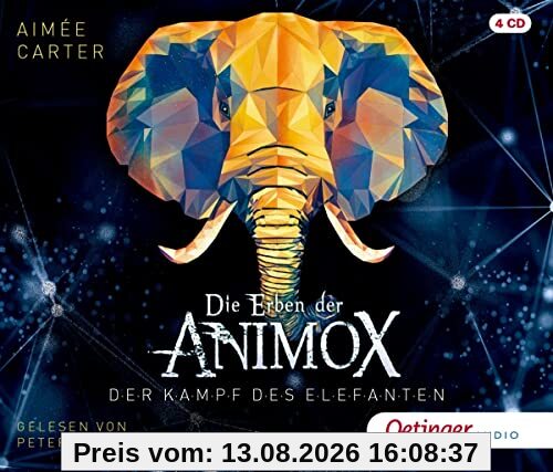 Die Erben der Animox 3. Der Kampf des Elefanten: CD Standard Audio Format, Lesung. Gekürzte Ausgabe