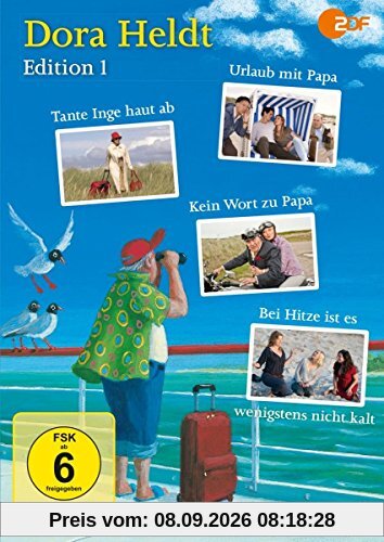 Dora Heldt - Edition 1: Urlaub mit Papa / Tante Inge haut ab / Kein Wort zu Papa / Bei Hitze ist es wenigstens nicht kalt (4 Filme auf 2 DVDs)