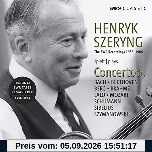 Henryk Szeryng Spielt Violinkonzerte [5CD-Box]