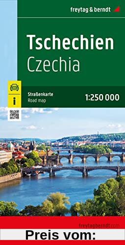 Tschechien, Straßenkarte 1:250.000, freytag & berndt (freytag & berndt Auto + Freizeitkarten)