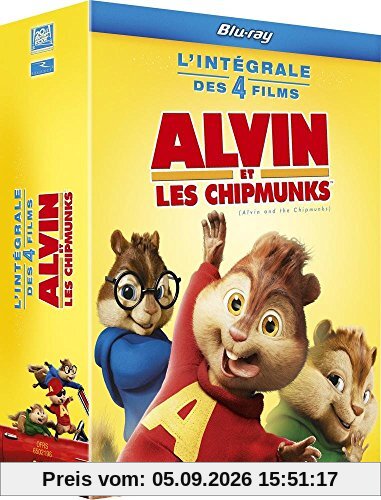 Coffret alvin et les chipmunks [Blu-ray] [FR Import]