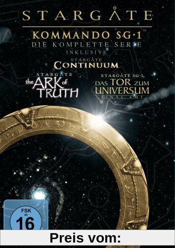 Stargate Kommando SG-1, Complete Box (61 Discs, + Bonus-DVD)