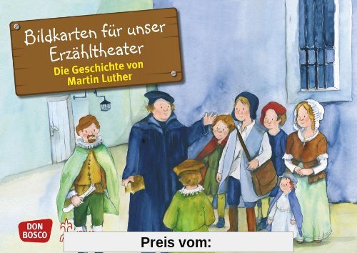 Bildkarten für unser Erzähltheater: Die Geschichte von Martin Luther. Kamishibai Bildkartenset. Entdecken. Erzählen. Beg