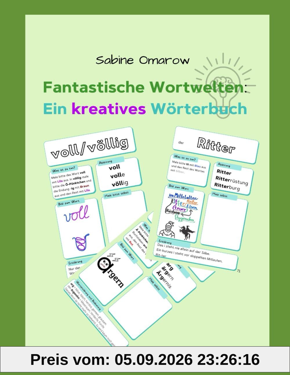 Fantastische Wortwelten: Ein kreatives Wörterbuch