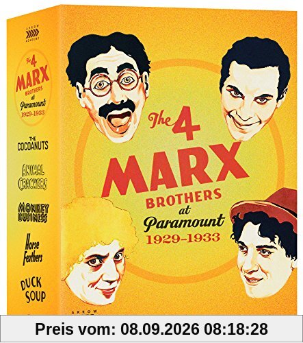 The 4 Marx Brothers At Paramount 1929 - 1933 [Blu-ray] [UK Import]