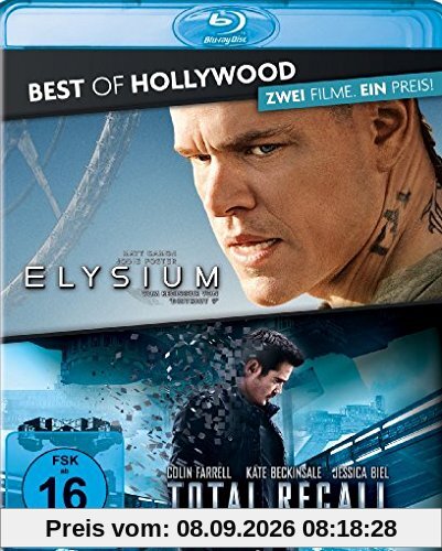 Elysium/Total Recall (2012) - Best of Hollywood/2 Movie Collector's Pack 96 [Blu-ray]