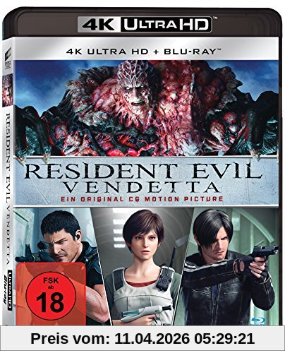 Resident Evil: Vendetta (4K-UHD) [Blu-ray]