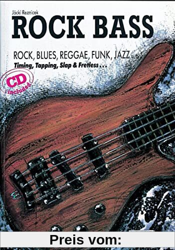 Rock Bass: Rock, Blues, Reaggae, Funk, Jazz. Timing-Topping-Slap und Fretless: Rock, Blues, Reggae, Funk, Jazz u.a. Timi