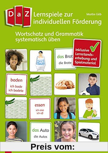 DaZ-Lernspiele zur individuellen Förderung: Wortschatz und Grammatik systematisch üben - inklusive Lernstandserhebung un