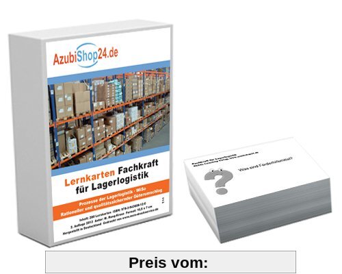 AzubiShop24.de Lernkarten IHK-Abschlussprüfung Fachkraft für Lagerlogistik