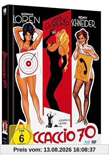 Boccaccio 70 - Limited Mediabook (Ungekürzte Kino-Langfassung, komplett restauriert, 16-seitiges Booklet) (Blu-ray+DVD)