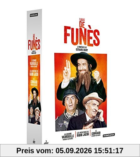 Coffret louis de funès .3 films : la grande vadrouille ; le corniaud ; les aventures de rabbi jacob [FR Import]