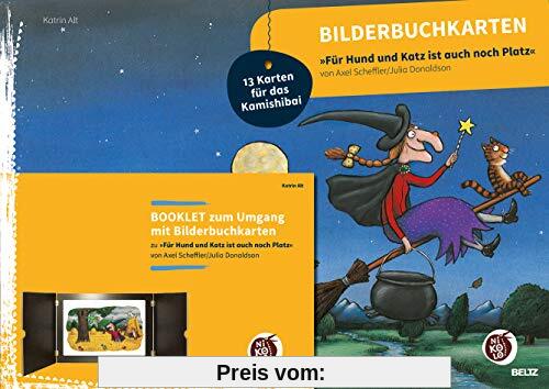 Bilderbuchkarten »Für Hund und Katz ist auch noch Platz« von Axel Scheffler und Julia Donaldson: Mit Booklet zum Umgang 