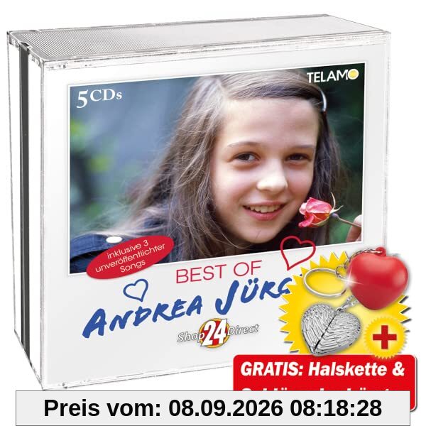 Andrea Jürgens Best Of + GRATIS Halskette & Schlüsselanhänger