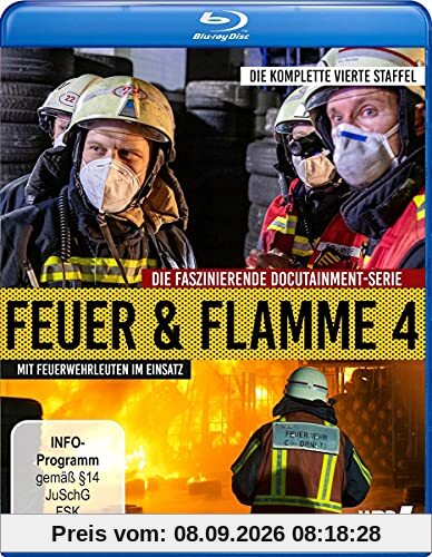 Feuer und Flamme - Mit Feuerwehrmännern im Einsatz - Staffel 4 [Blu-ray]