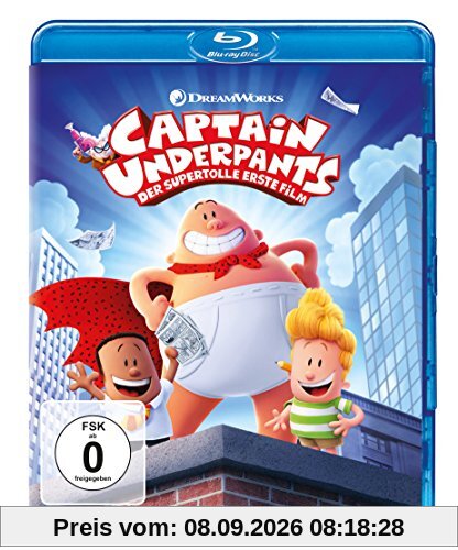Captain Underpants - Der supertolle erste Film [Blu-ray]