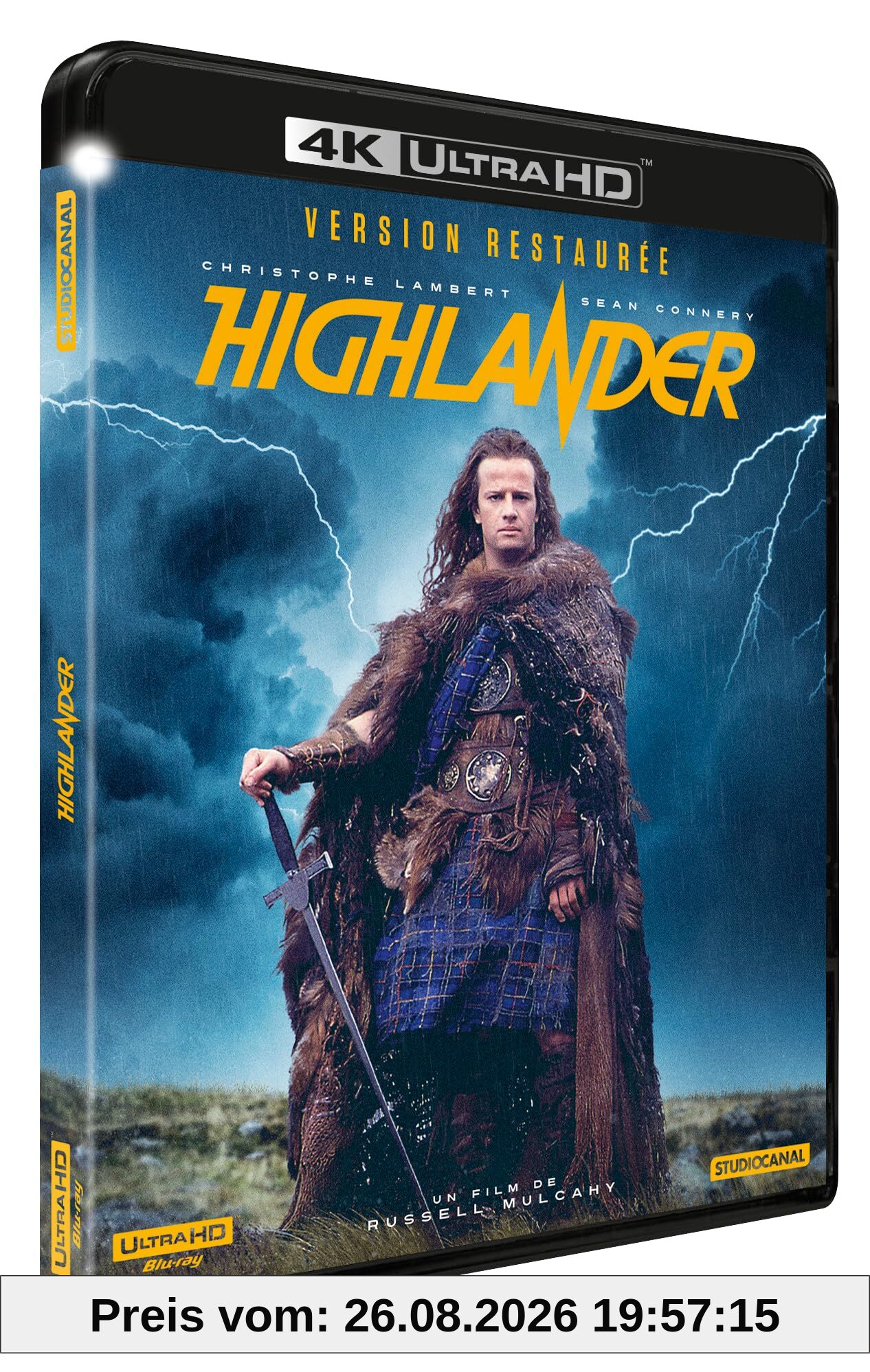Highlander 4k ultra hd [Blu-ray] [FR Import]