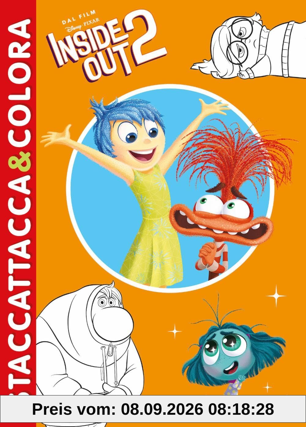 Inside Out 2. Staccattacca & colora. Con adesivi. Ediz. a colori