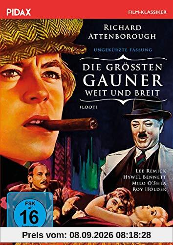 Die größten Gauner weit und breit (Loot) - Ungekürzte Fassung / Brillante Krimikomödie mit Starbesetzung (Pidax Film-Klassiker)