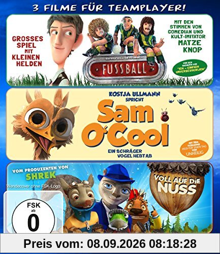 Teamplayer-Box (Fußball,Sam O'Cool, Voll auf die Nuss) [Blu-ray]