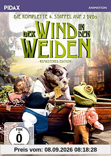 Der Wind in den Weiden, Staffel 4 - Remastered Edition (The Wind in the Willows) / Die komplette 4. Staffel nach dem Buchklassiker von Kenneth Grahame (Pidax Animation) [2 DVDs]