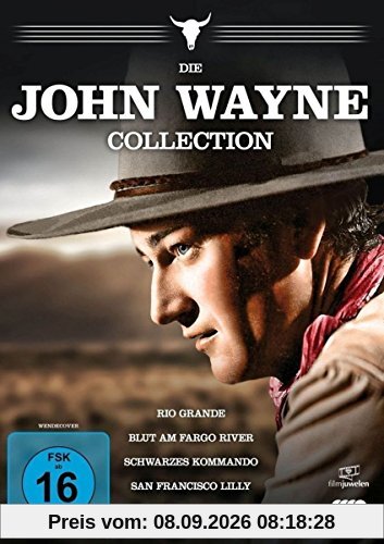 Die John Wayne Collection - Vol. 1 (Rio Grande / Blut am Fargo River / Schwarzes Kommando / San Francisco Lilly) [4 DVDs]