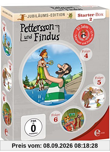 Pettersson & Findus - Starter-Box 2 (Jubiläums-Editionen, Folge 4-6) [3 DVDs]