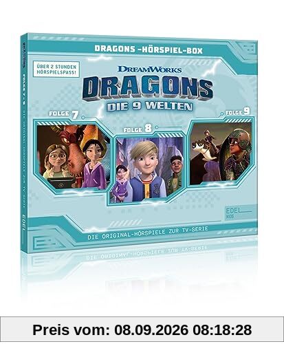 Dragons - Die 9 Welten: Die Hörspiel-Box mit den Folgen 7 - 9 - Die Original-Hörspiele zur TV-Serie
