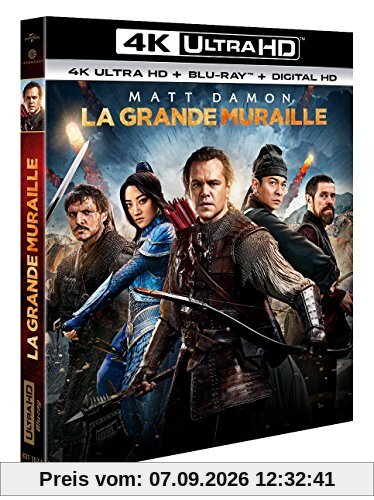 La grande muraille 4k ultra hd [Blu-ray] [FR Import]