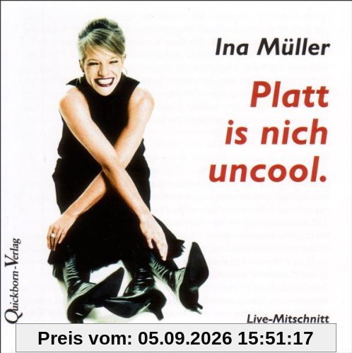 Platt is nich uncool. CD: Live-Mitschnitt einer Lesung
