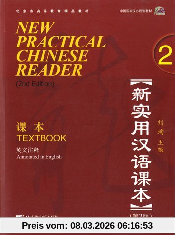 Xun Liu New Practical Chinese Reader (2. Edition) - Textbook 2 (+MP3-Cd)