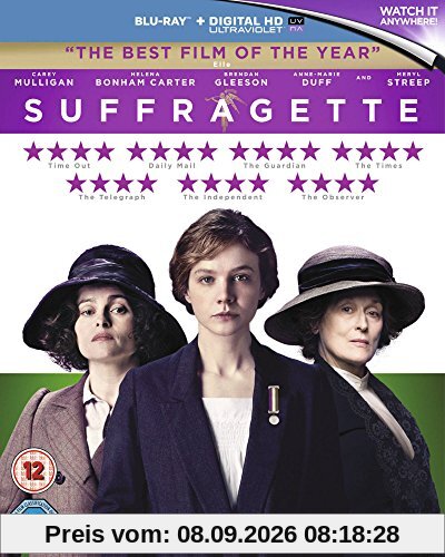Suffragette [Blu-ray + UV Copy] [2015] UK-Import, Sprache-Englisch.