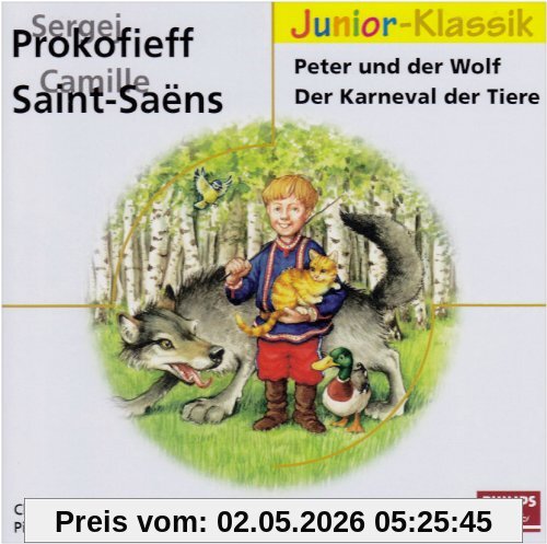 Peter und der Wolf / Der Karneval der Tiere, 1 Audio-CD