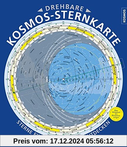 Drehbare Kosmos-Sternkarte: Sterne finden - Planeten entdecken