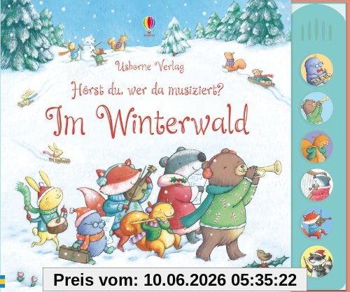 Hörst du, wer da musiziert? Im Winterwald