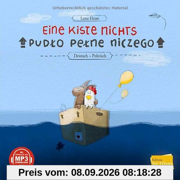 Eine Kiste Nichts: Kinderbuch Deutsch-Polnisch mit MP3-Hörbuch zum Herunterladen