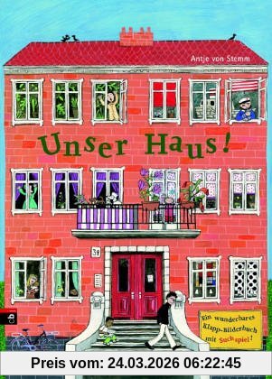 Unser Haus!: Ein wunderbares Klapp-Bilderbuch mit Suchspiel! Ein Bilderbuch zum Suchen, Schauen und Geschichten entdecken!